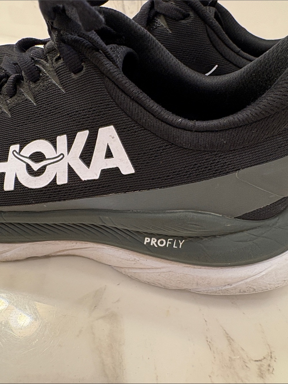 HOKA ONE ONE Mach 4 Running Shoes Women's Size 9.5 Black Gray - Picture 7 of 11